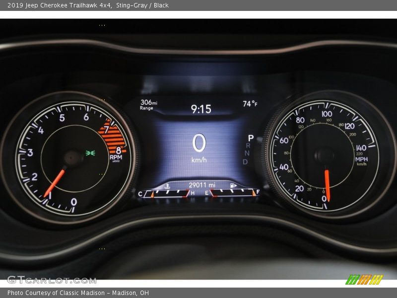 Sting-Gray / Black 2019 Jeep Cherokee Trailhawk 4x4