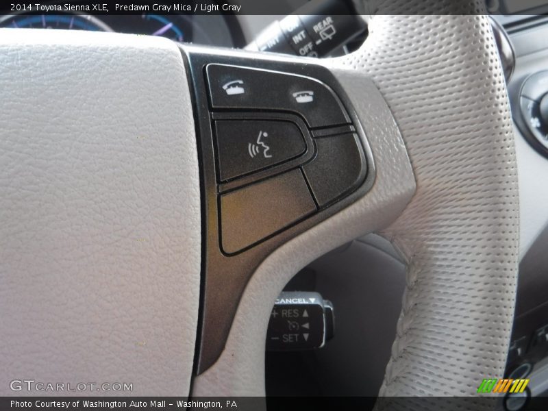 Predawn Gray Mica / Light Gray 2014 Toyota Sienna XLE