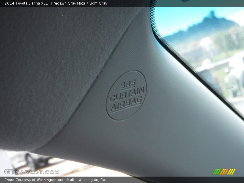 Predawn Gray Mica / Light Gray 2014 Toyota Sienna XLE