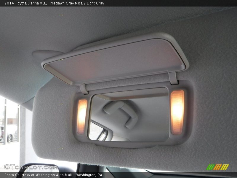 Predawn Gray Mica / Light Gray 2014 Toyota Sienna XLE