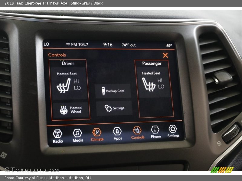 Sting-Gray / Black 2019 Jeep Cherokee Trailhawk 4x4
