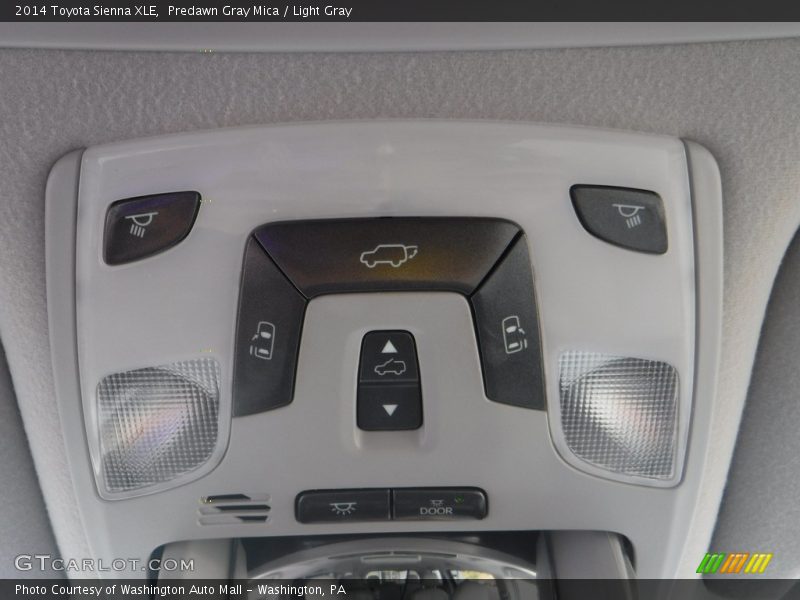 Predawn Gray Mica / Light Gray 2014 Toyota Sienna XLE