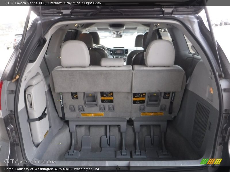 Predawn Gray Mica / Light Gray 2014 Toyota Sienna XLE