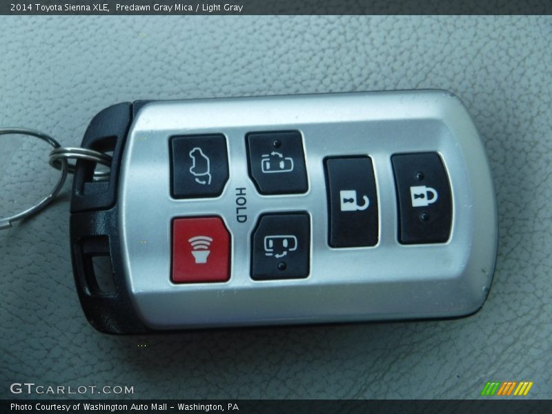 Predawn Gray Mica / Light Gray 2014 Toyota Sienna XLE