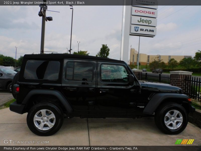 Black / Black 2021 Jeep Wrangler Unlimited Sport 4x4