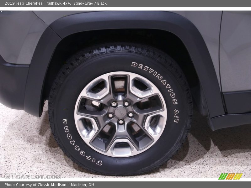 Sting-Gray / Black 2019 Jeep Cherokee Trailhawk 4x4