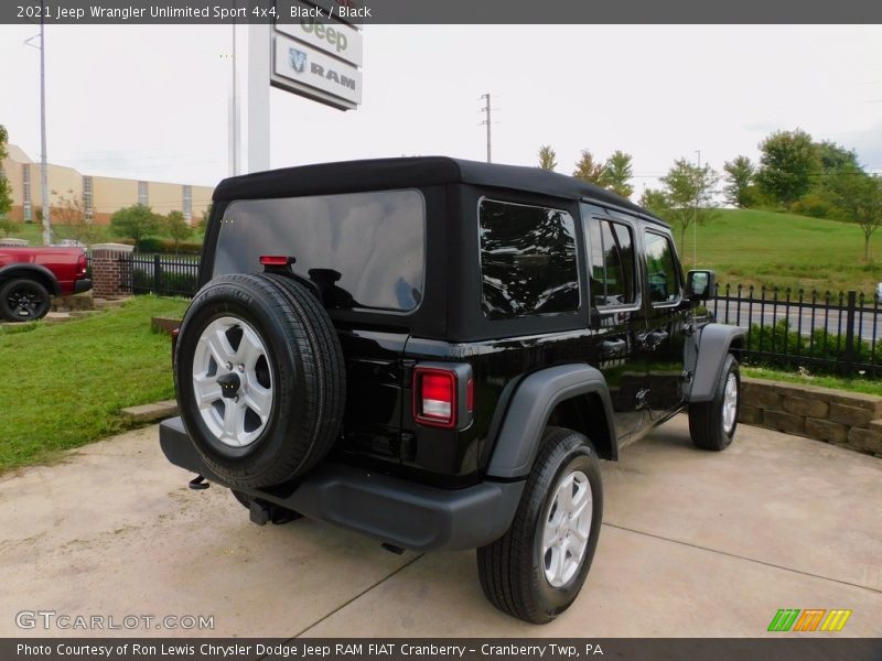Black / Black 2021 Jeep Wrangler Unlimited Sport 4x4
