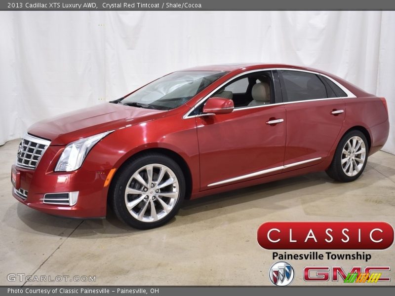 Crystal Red Tintcoat / Shale/Cocoa 2013 Cadillac XTS Luxury AWD
