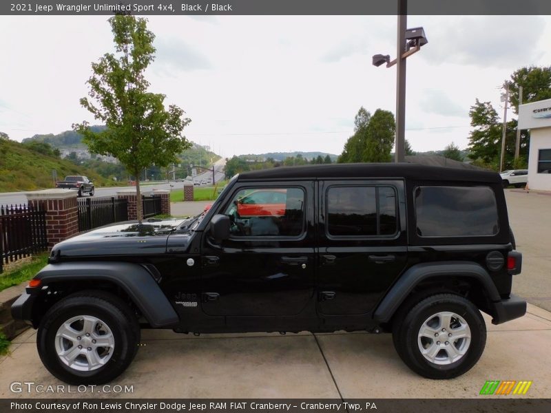Black / Black 2021 Jeep Wrangler Unlimited Sport 4x4