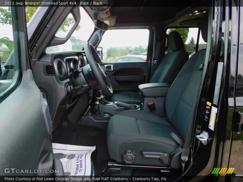 Black / Black 2021 Jeep Wrangler Unlimited Sport 4x4