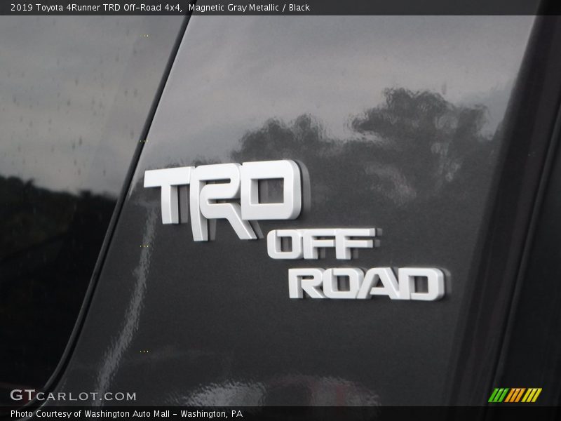 Magnetic Gray Metallic / Black 2019 Toyota 4Runner TRD Off-Road 4x4