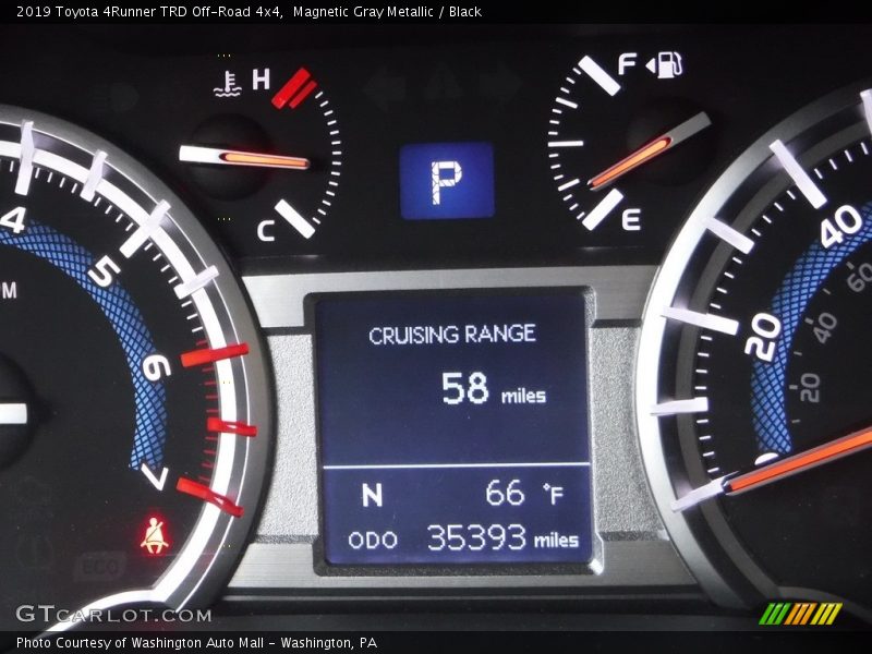 Magnetic Gray Metallic / Black 2019 Toyota 4Runner TRD Off-Road 4x4