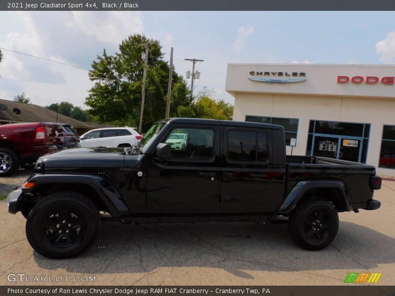 Black / Black 2021 Jeep Gladiator Sport 4x4