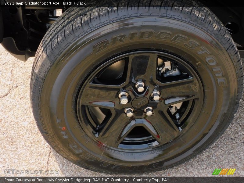 Black / Black 2021 Jeep Gladiator Sport 4x4