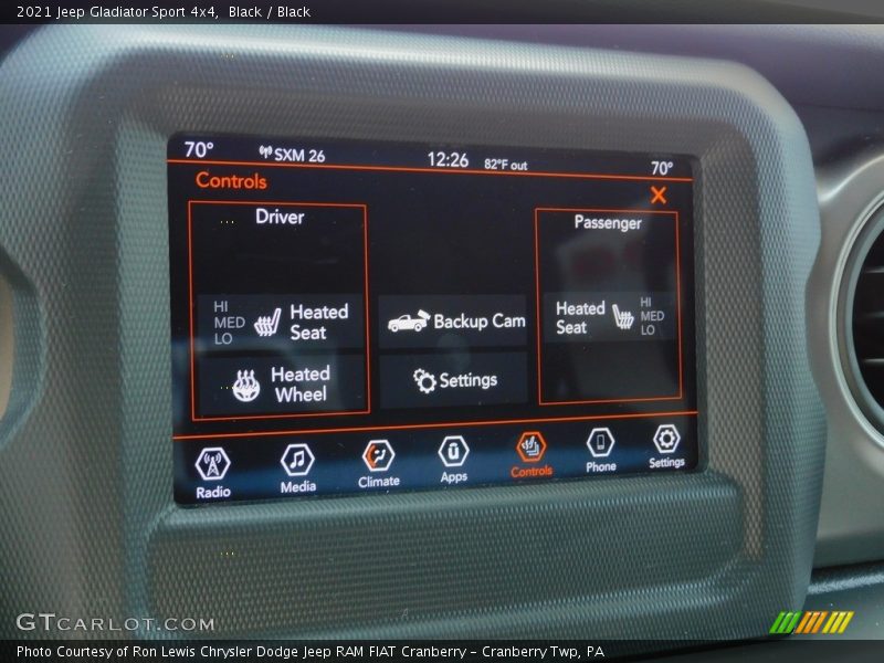 Black / Black 2021 Jeep Gladiator Sport 4x4