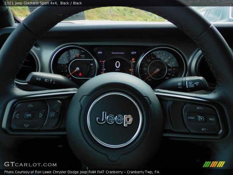 Black / Black 2021 Jeep Gladiator Sport 4x4
