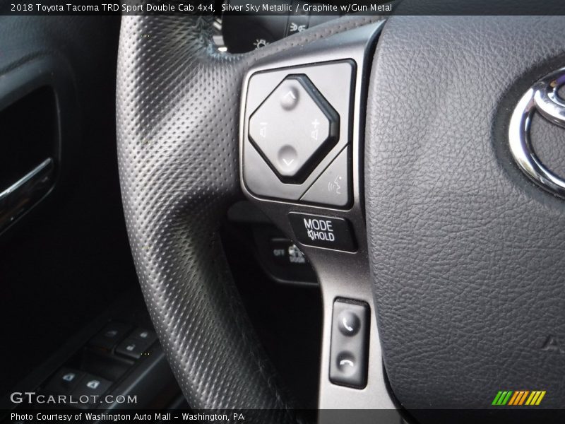 Silver Sky Metallic / Graphite w/Gun Metal 2018 Toyota Tacoma TRD Sport Double Cab 4x4