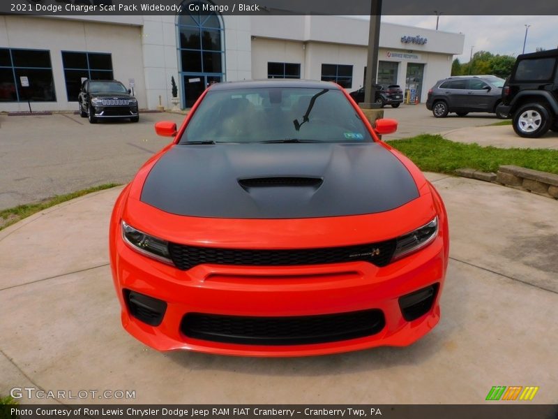 Go Mango / Black 2021 Dodge Charger Scat Pack Widebody