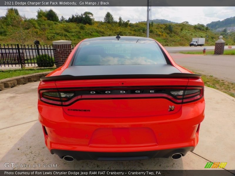 Go Mango / Black 2021 Dodge Charger Scat Pack Widebody