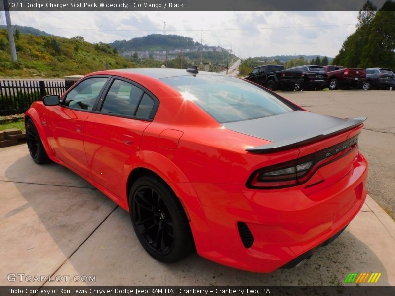 Go Mango / Black 2021 Dodge Charger Scat Pack Widebody