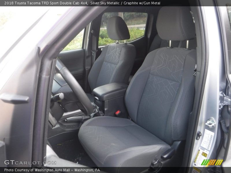 Silver Sky Metallic / Graphite w/Gun Metal 2018 Toyota Tacoma TRD Sport Double Cab 4x4