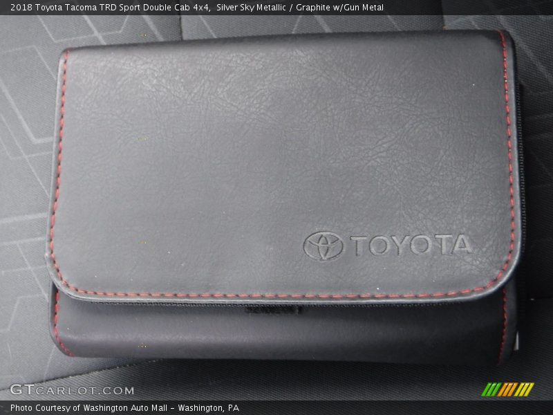 Silver Sky Metallic / Graphite w/Gun Metal 2018 Toyota Tacoma TRD Sport Double Cab 4x4
