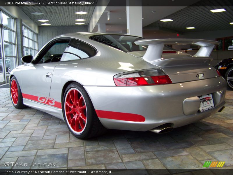 Arctic Silver Metallic / Black 2004 Porsche 911 GT3