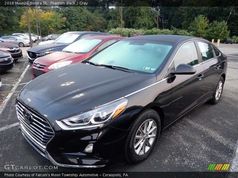 Phantom Black / Gray 2018 Hyundai Sonata SE