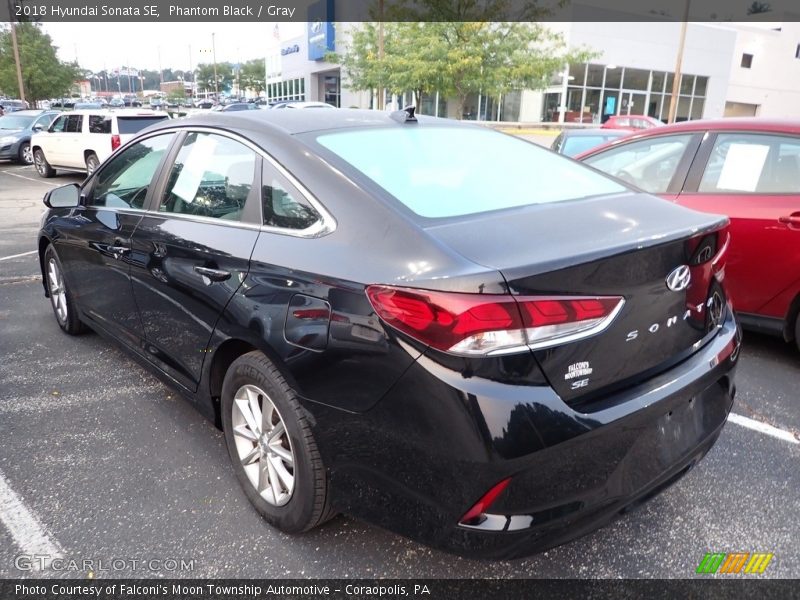 Phantom Black / Gray 2018 Hyundai Sonata SE