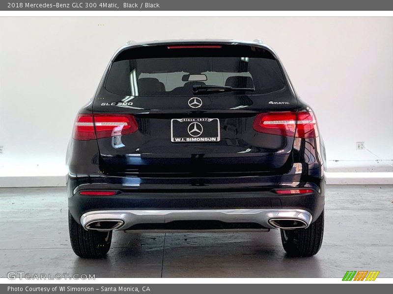 Black / Black 2018 Mercedes-Benz GLC 300 4Matic
