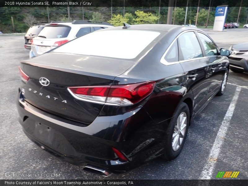 Phantom Black / Gray 2018 Hyundai Sonata SE