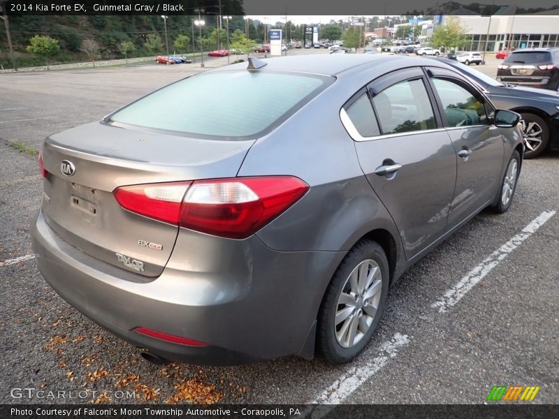 Gunmetal Gray / Black 2014 Kia Forte EX