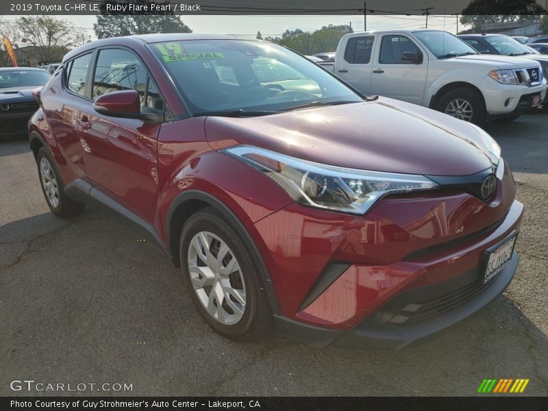 Ruby Flare Pearl / Black 2019 Toyota C-HR LE