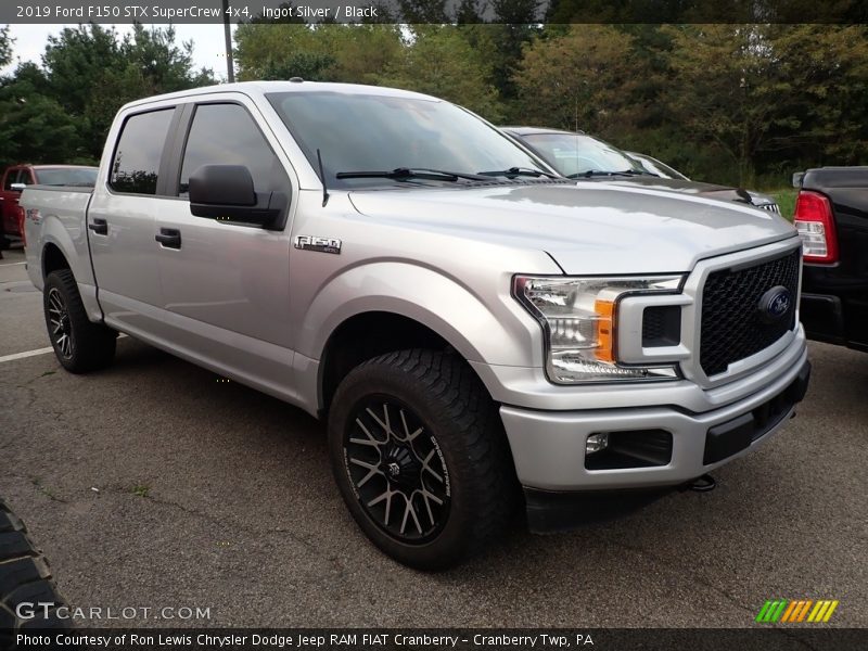 Ingot Silver / Black 2019 Ford F150 STX SuperCrew 4x4
