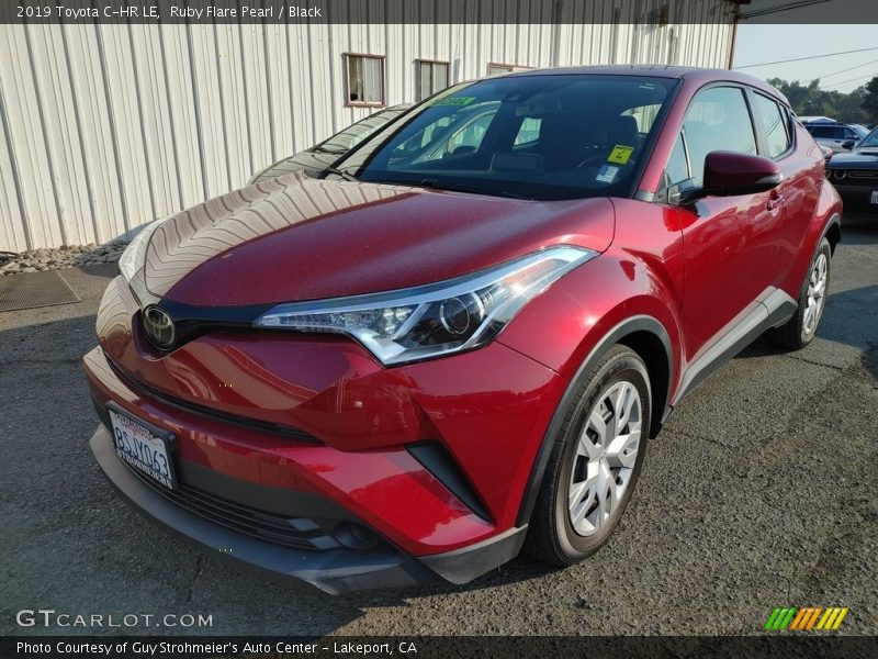 Ruby Flare Pearl / Black 2019 Toyota C-HR LE