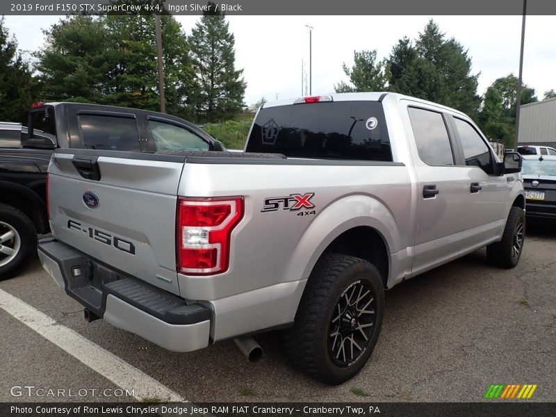 Ingot Silver / Black 2019 Ford F150 STX SuperCrew 4x4