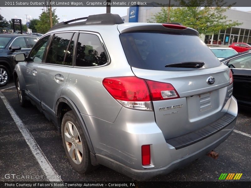Graphite Gray Metallic / Off Black 2011 Subaru Outback 3.6R Limited Wagon