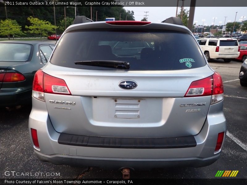 Graphite Gray Metallic / Off Black 2011 Subaru Outback 3.6R Limited Wagon