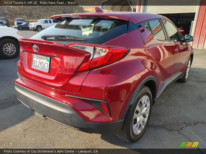 Ruby Flare Pearl / Black 2019 Toyota C-HR LE
