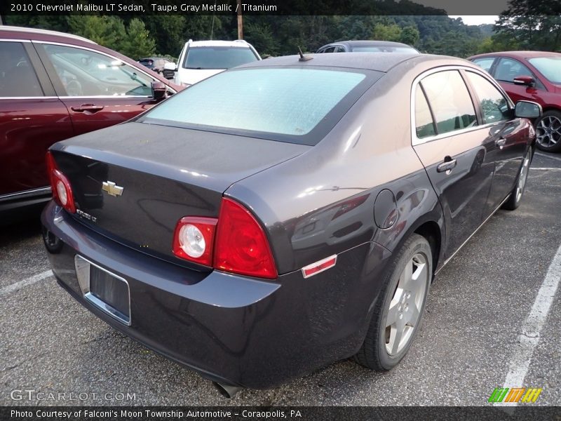 Taupe Gray Metallic / Titanium 2010 Chevrolet Malibu LT Sedan