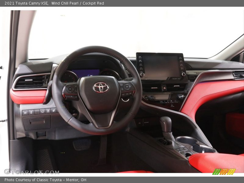 Dashboard of 2021 Camry XSE