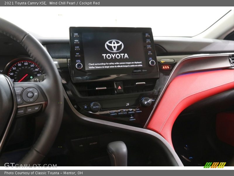 Wind Chill Pearl / Cockpit Red 2021 Toyota Camry XSE