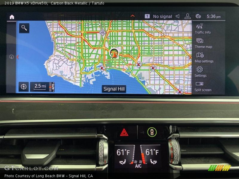 Navigation of 2019 X5 xDrive50i
