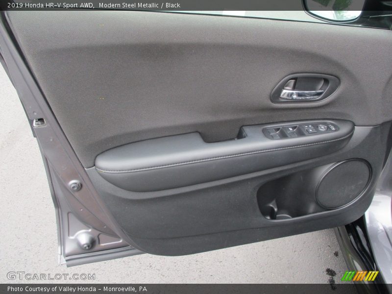 Modern Steel Metallic / Black 2019 Honda HR-V Sport AWD