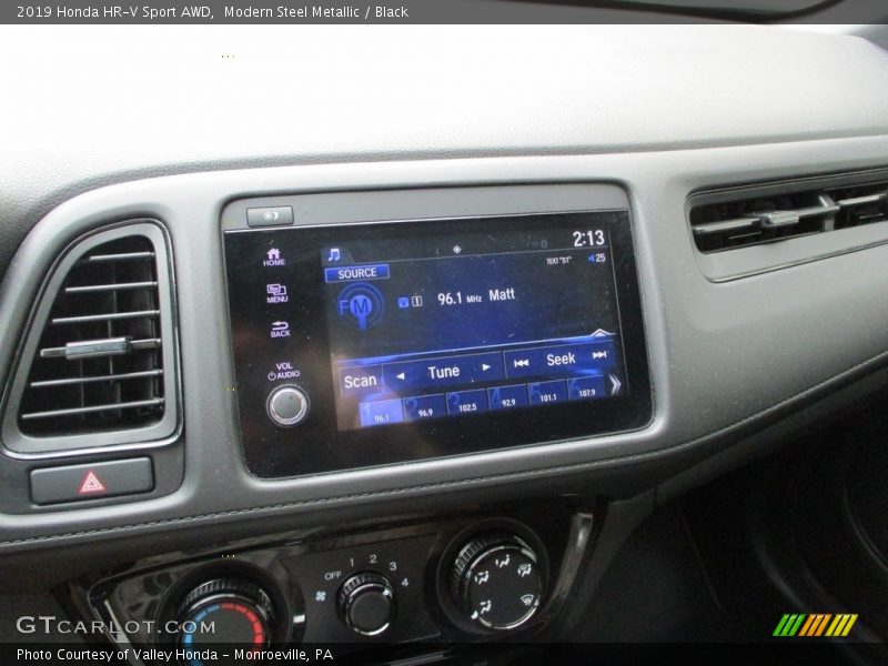 Modern Steel Metallic / Black 2019 Honda HR-V Sport AWD