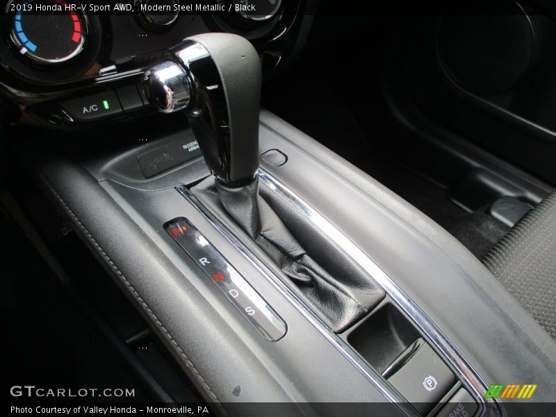 Modern Steel Metallic / Black 2019 Honda HR-V Sport AWD