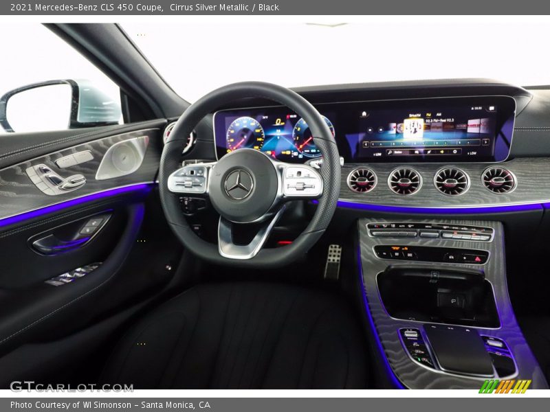 Cirrus Silver Metallic / Black 2021 Mercedes-Benz CLS 450 Coupe