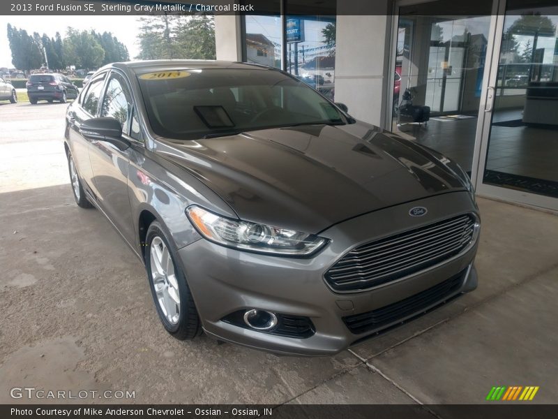 Sterling Gray Metallic / Charcoal Black 2013 Ford Fusion SE