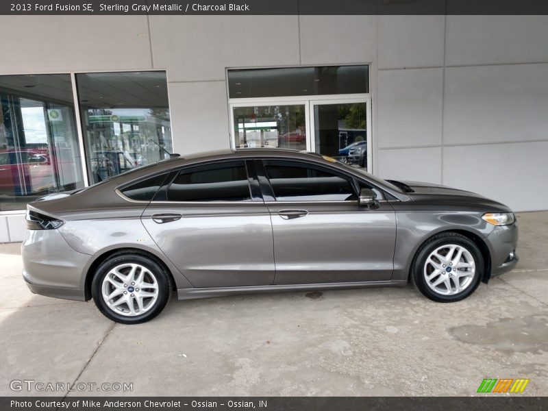 Sterling Gray Metallic / Charcoal Black 2013 Ford Fusion SE