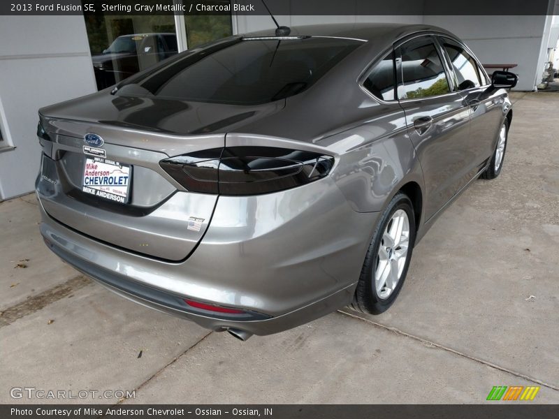 Sterling Gray Metallic / Charcoal Black 2013 Ford Fusion SE